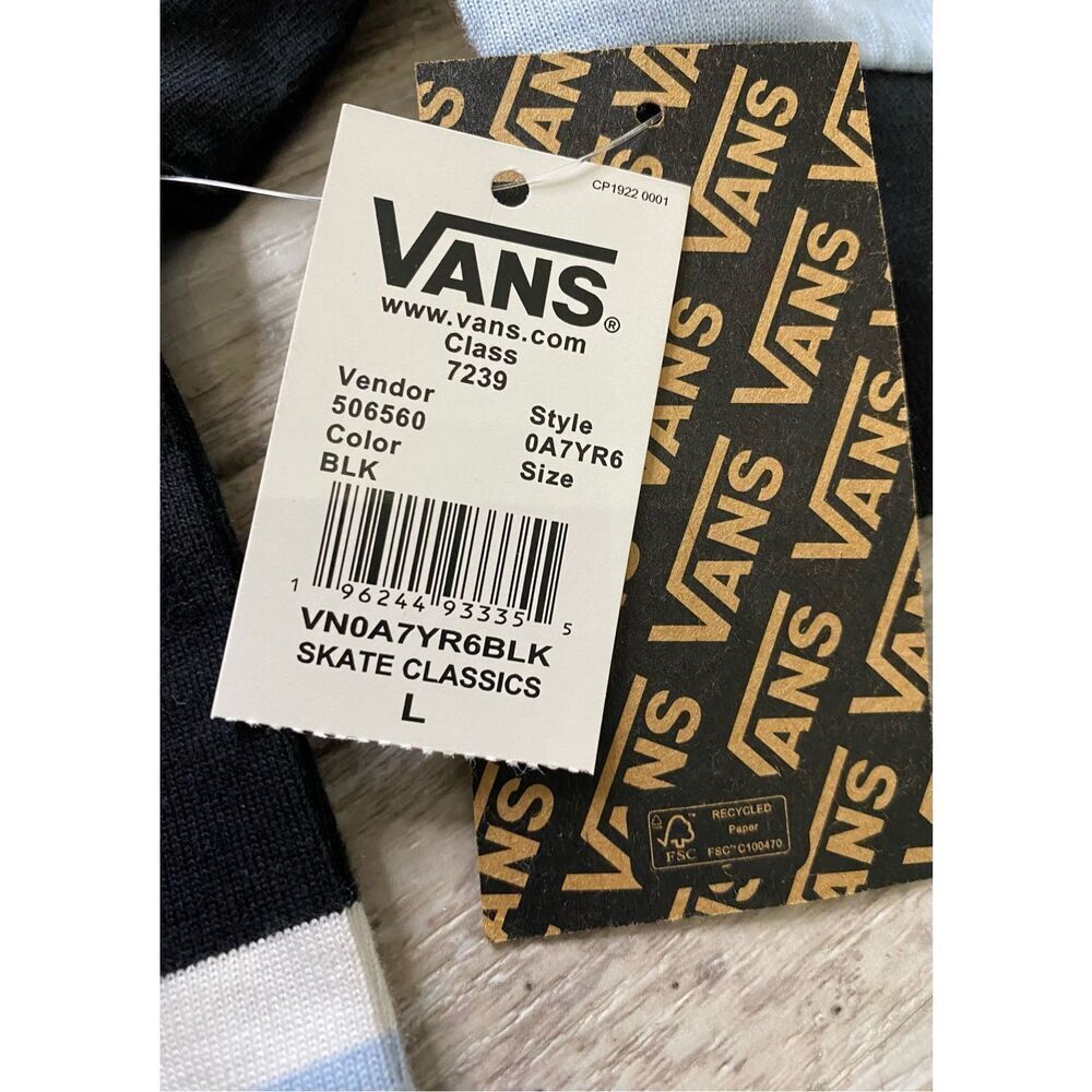 Vans Skateboard Blue Polo Shirt Sz L - Picture 5 of 6